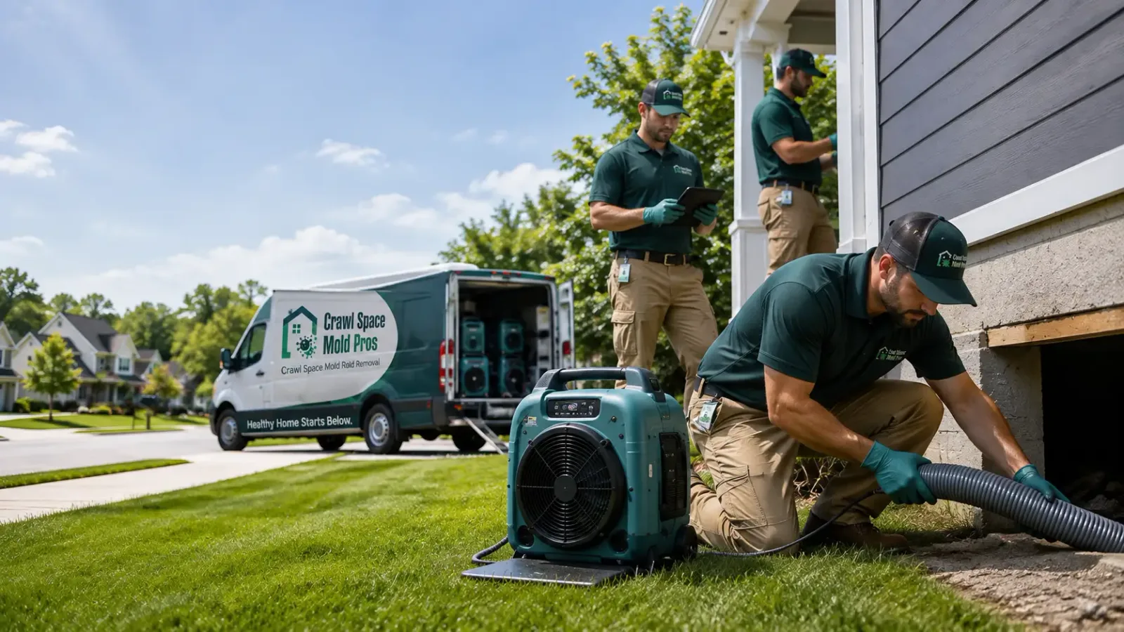 Crawl Space Mold Removal in Manchester, MI